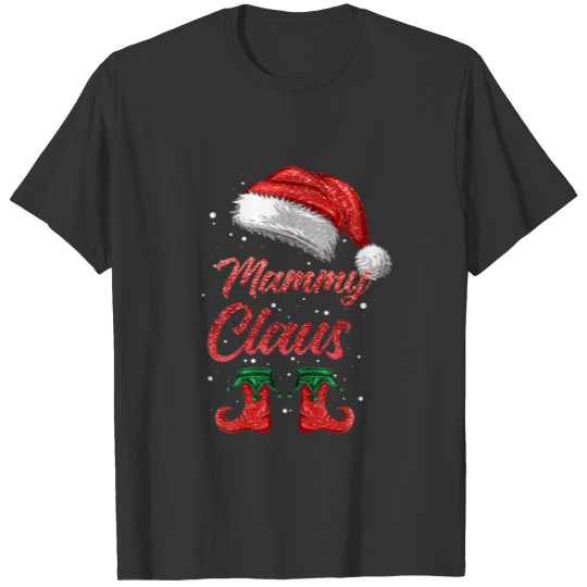 Mammy Claus Matching Family Merry Christmas Santa T-shirt