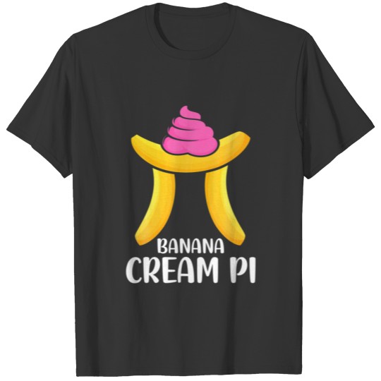 Pi Day Banana Cream Pi Symbol Kids Toddler Youth M T-shirt