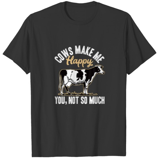 Cows Lover Funny Farmer Farm Cattle Owner Cow Love T-shirt
