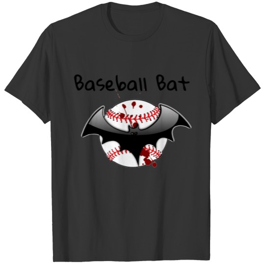 Baseball Bat Flying Hot Red T-shirt