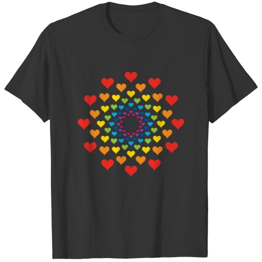 Hearts around hearts T-shirt