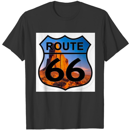 route 66 mountain T-shirt