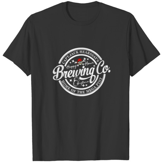 Captain Jack Hearsay's Brewing Co Home Of The Mega T-shirt