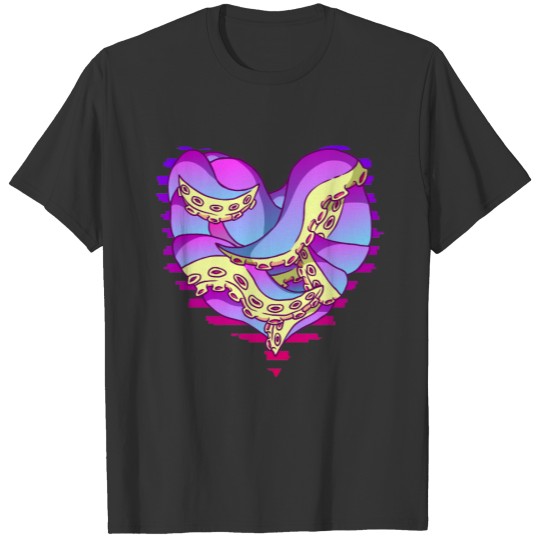 Aesthetic Tentacle Heart T-shirt