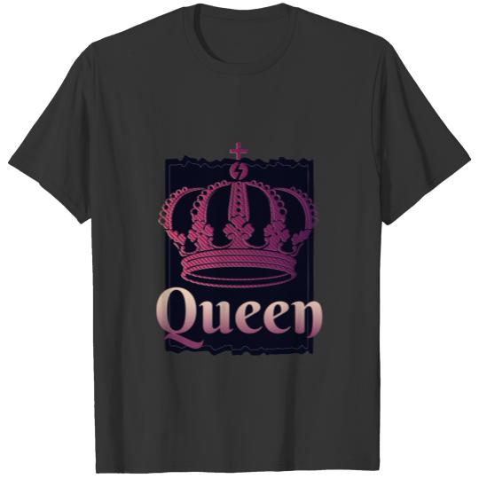 COOL QUEEN AND KING CROWN T-shirt