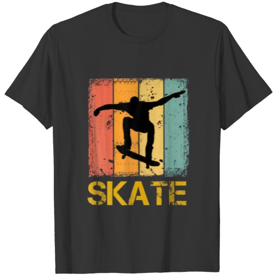 Cool Skater Art Women Girls Skateboarding Skateboa T-shirt
