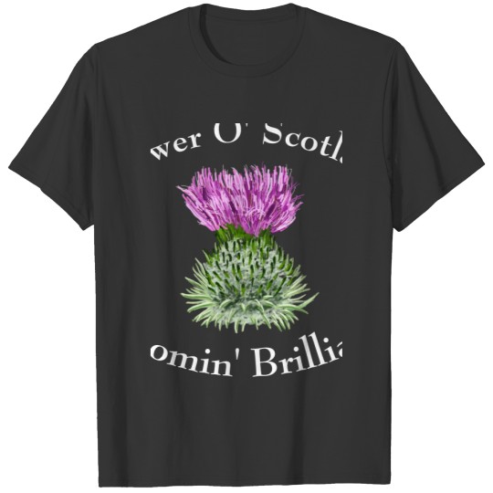 Scottish Thistle, Flower Of Scotland T-shirt