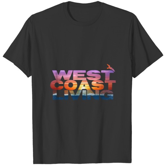 WEST COAST CALIFORNIA BEACH LIVING T-shirt