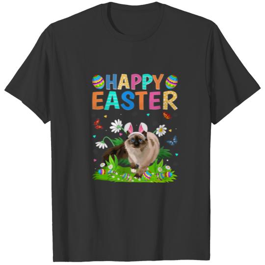 Happy Easter Day Funny Balinese Cat Easter Sunday T-shirt