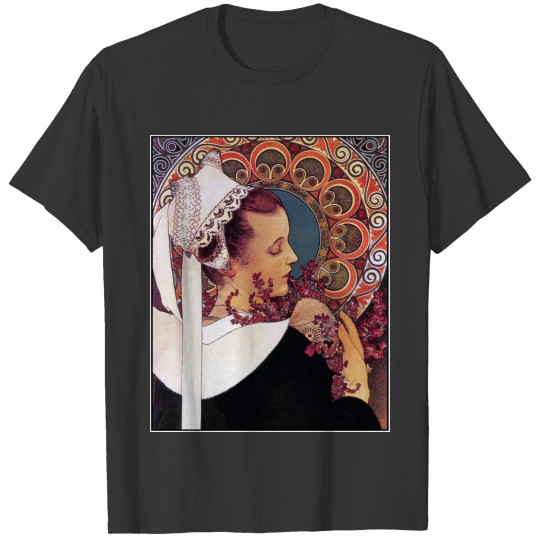 :  Alphonse Mucha - Art Nouveau T-shirt