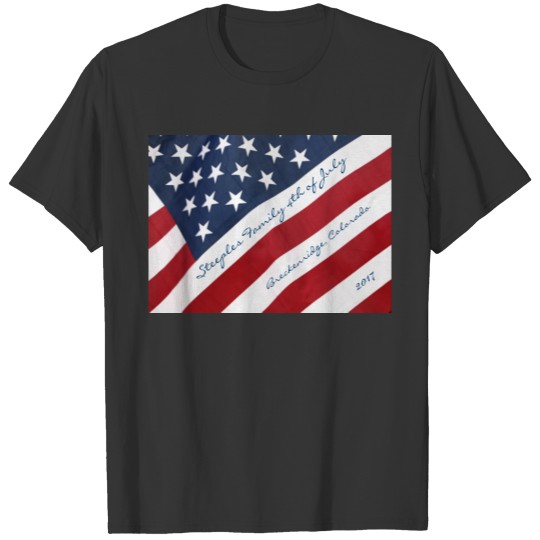 American Flag 4th of July Personalized T T-shirt