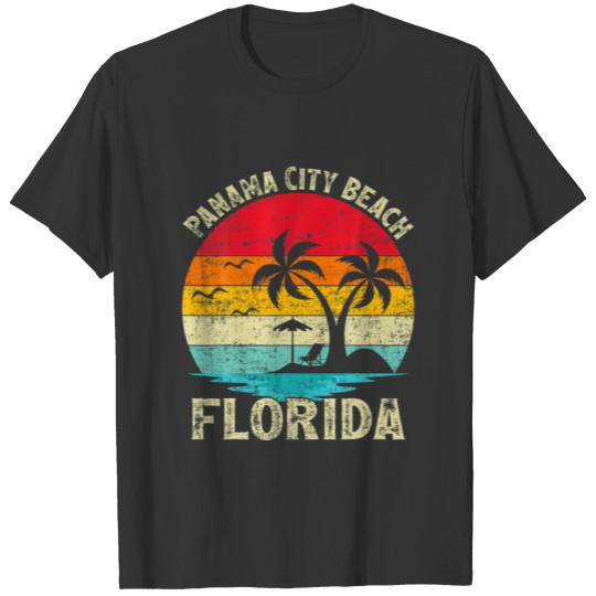 Family Vacation Vintage Retro Florida Panama City T-shirt