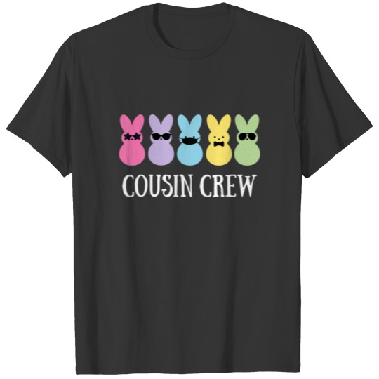 Cousin Crew Squad Bunny Easter Matching Family T-shirt