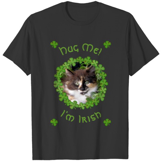 St. Patrick’s Day Kitten Hug T-shirt