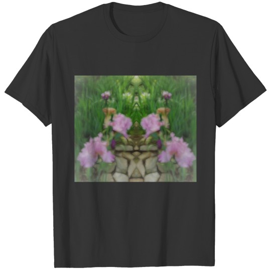 Surreal Fantasy Iris Floral Path T-shirt