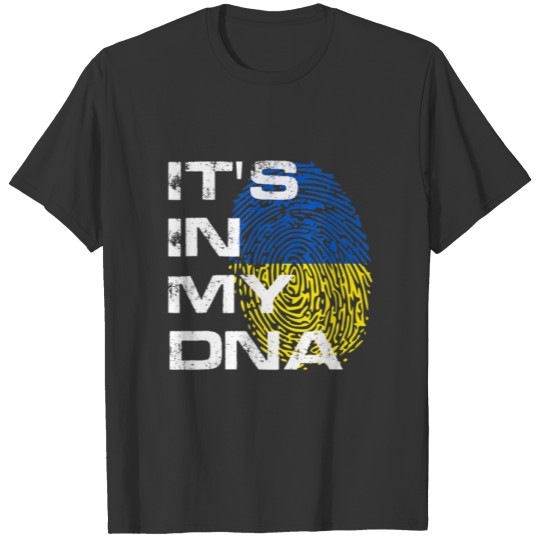It’S In My DNA Ukraine Flag Ukrainians T-shirt