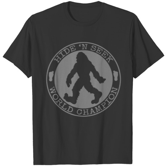 Bigfoot Hide N Seek Champ T-shirt