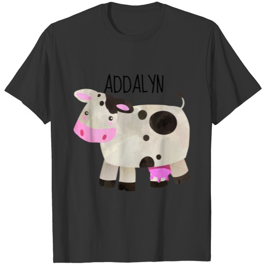 Cute Personalized Cow T-shirt
