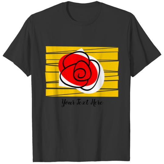 Spanish Rose Text T-shirt