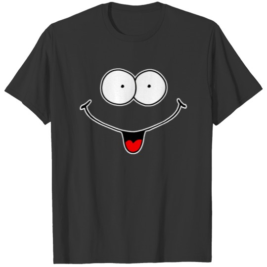 Big Smiling Happy Silly Face T-shirt