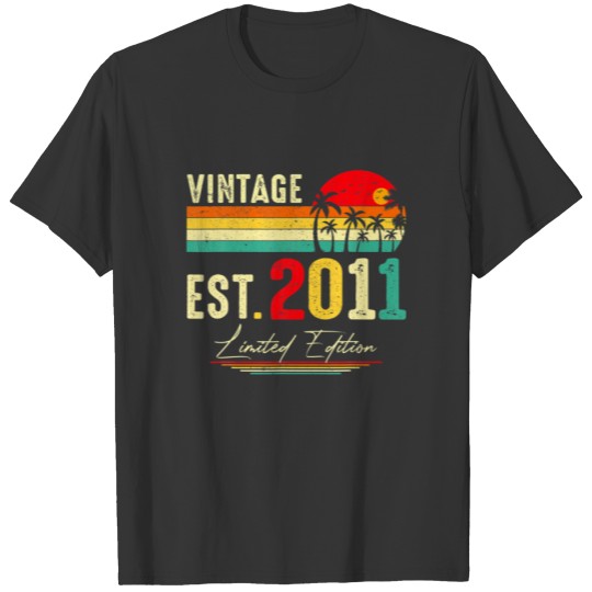11 Years Old Vintage 2011 Limited Edition 11Th Bda T-shirt