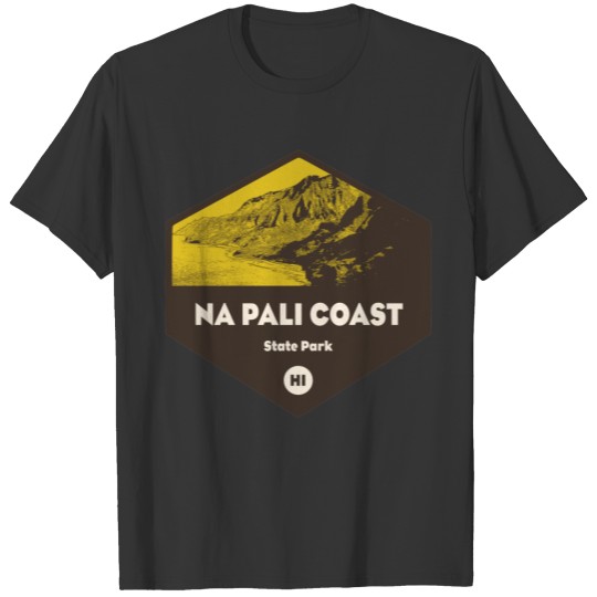 Nā Pali Coast State Park Hawaii Polo T-shirt