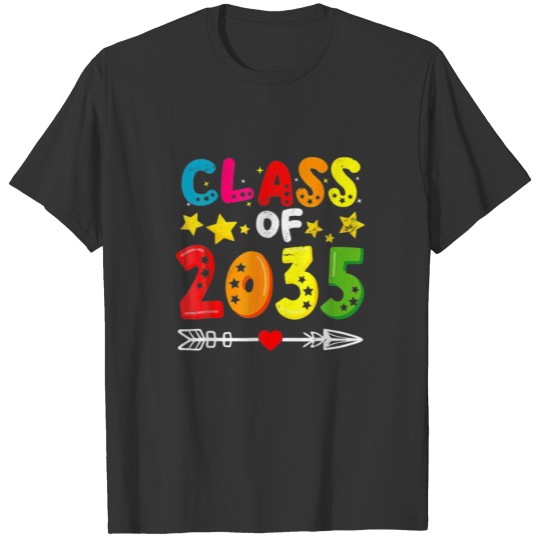 Vintage Back To School Class Of 2035 Kindergarten T-shirt