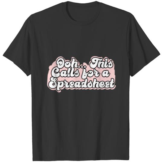 Funny Spreadsheet T-shirt