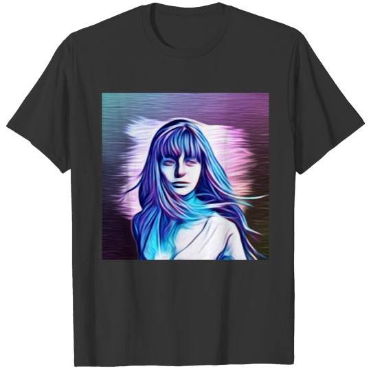 woman paint T-shirt