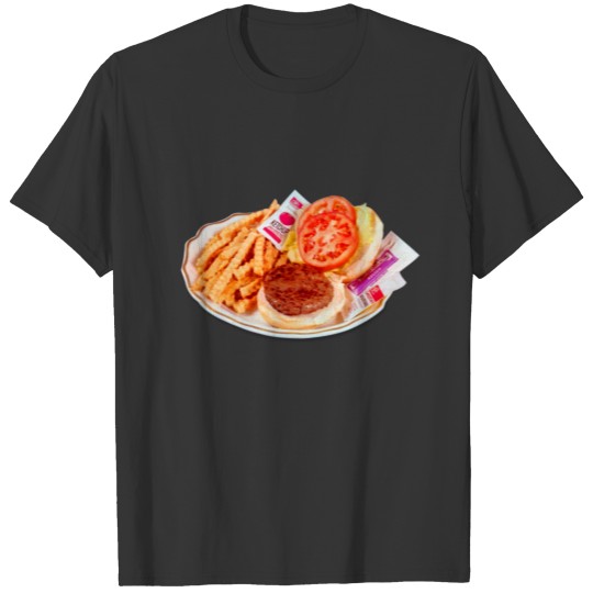Vintage Hamburger Plate Special T-shirt