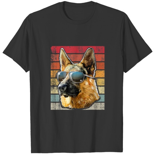 Retro Vintage German-Shepherd German Shepherd Dog T-shirt