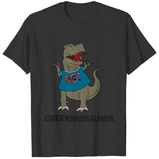 Cheer Brother Dinosaur Boys Cheerleading T-shirt