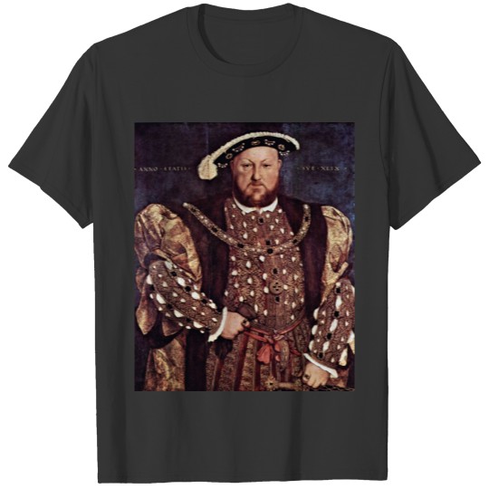Portrait Of Henry Viii Of England T-shirt