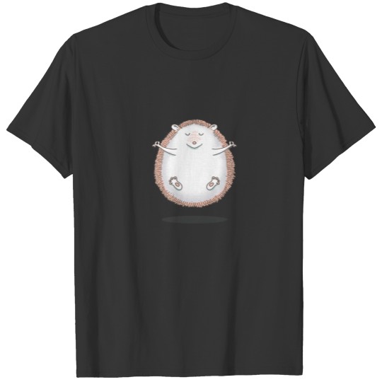 Cute, Zen Hedgehog Meditation T-shirt