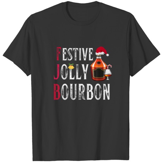 This Is My Christmas Pajama Funny Drinking Bourbon T-shirt