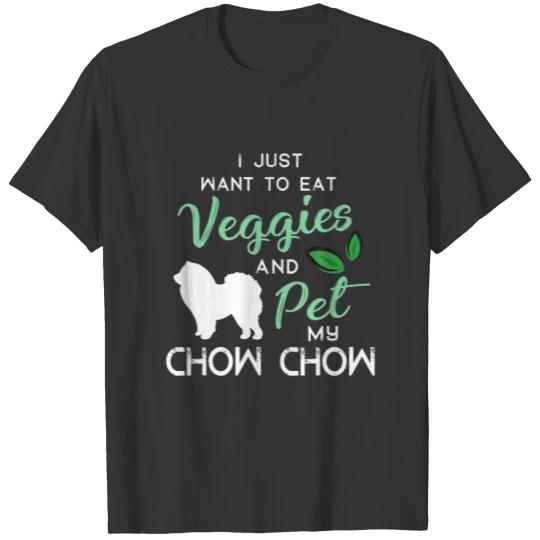 Chow Chow Funny Vegan Dog Lover Owner Xmas Birthda T-shirt