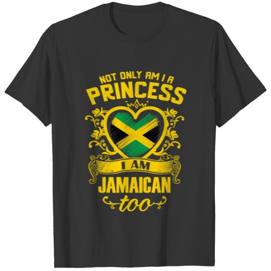 Princess And Jamaican Too Cute Jamaica T-shirt
