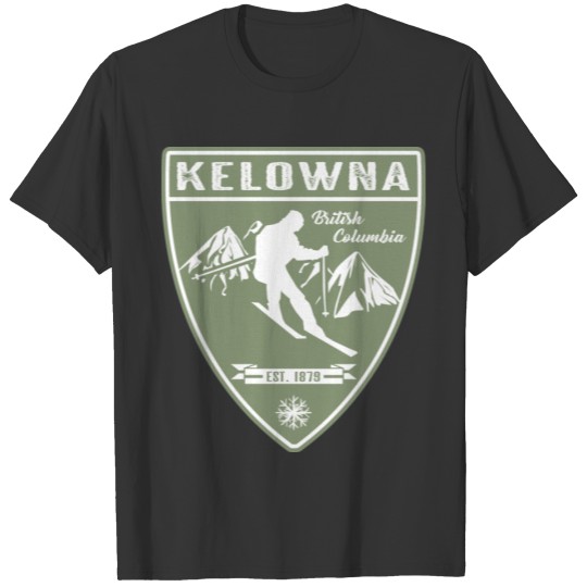 Ski Kelowna British Columbia T-shirt