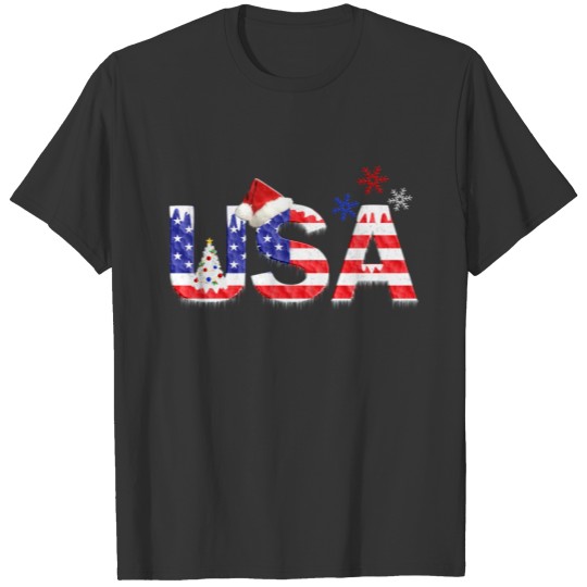 USA for Christmas T-shirt