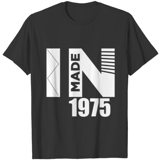Made In 1975 Birthday Designs T-shirt