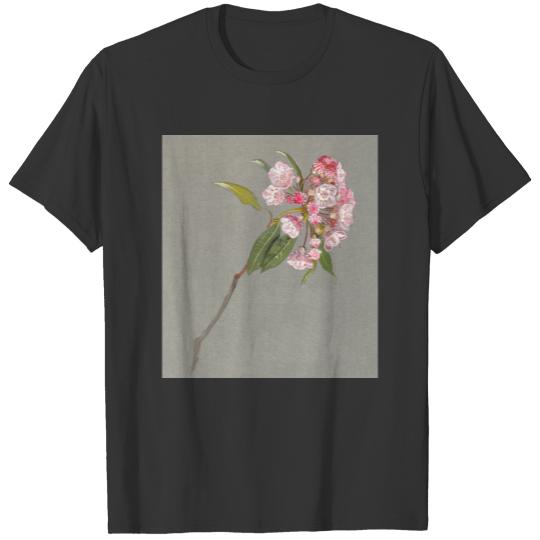 A Bough of Mountain Laurel with Leaves and Blossom T-shirt