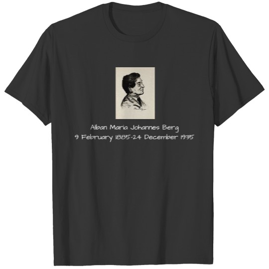 Alban Maria Johannes Berg T-shirt