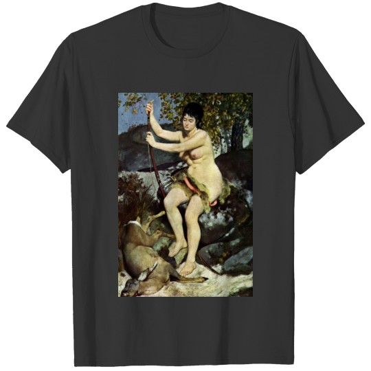 Diana As Huntress By Pierre-Auguste Renoir T-shirt