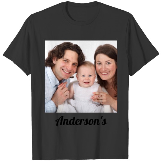 Create Your Own Family Photo T-shirt