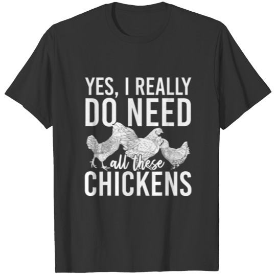 Farm Animal Farmer Animal Lover Hen Funny Chicken T-shirt