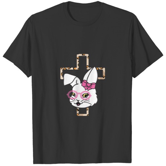 Easter Bunny Face Cute Bunny Rabbit Face Easter Ch T-shirt