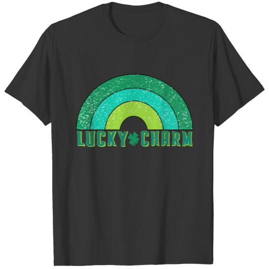 Lucky Charm Green Rainbow St.Patrick's Day T-shirt
