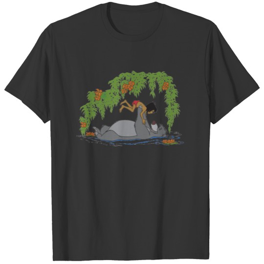 Jungle Book Baloo holding up Mowgli  Disney T-shirt