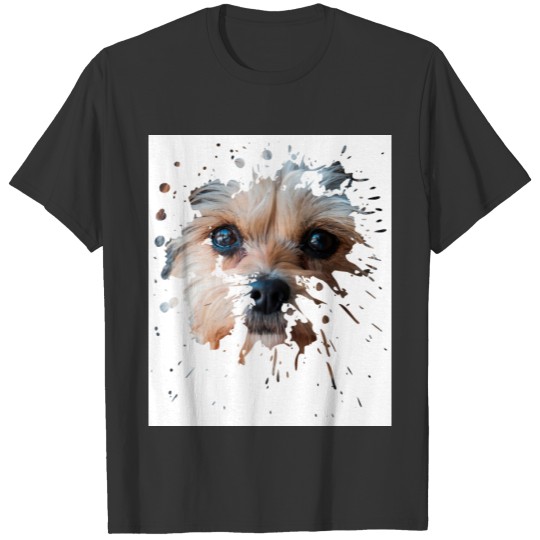 Yorkshire Terrier Closeup T-shirt