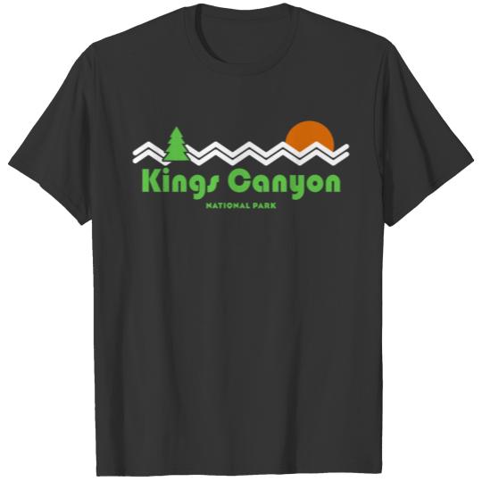 Kings Canyon National Park Retro T-shirt